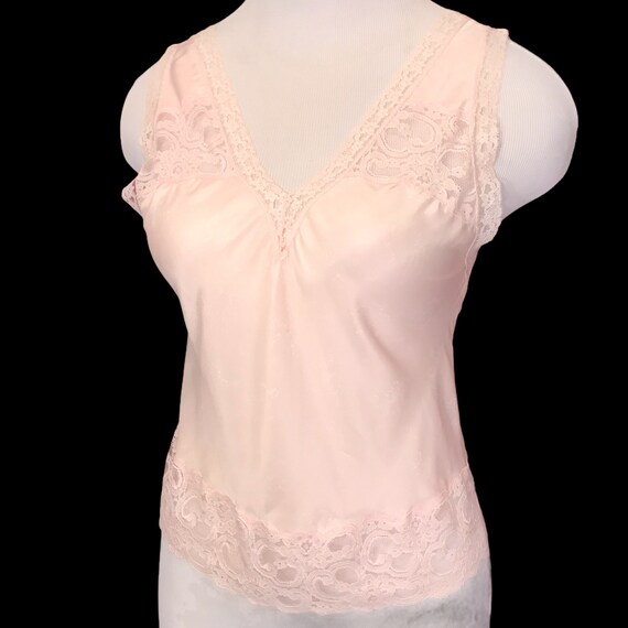 Vintage Dior Lace Accent Blush Camisole - image 9