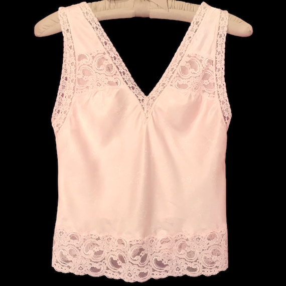 Vintage Dior Lace Accent Blush Camisole - image 1