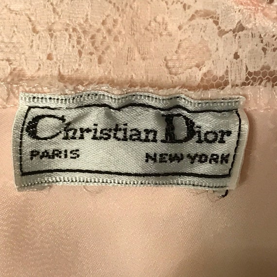 Vintage Dior Lace Accent Blush Camisole - image 2