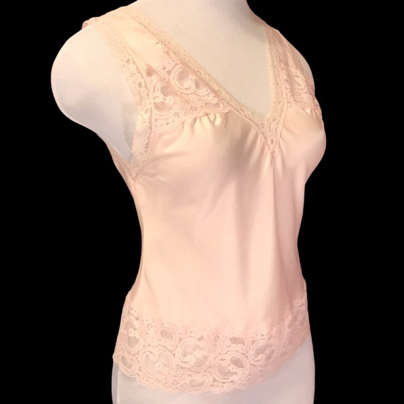 Vintage Dior Lace Accent Blush Camisole - image 6