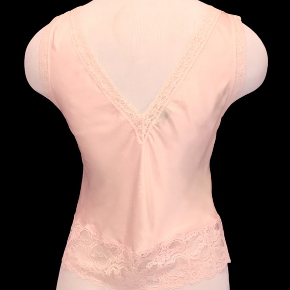 Vintage Dior Lace Accent Blush Camisole - image 8