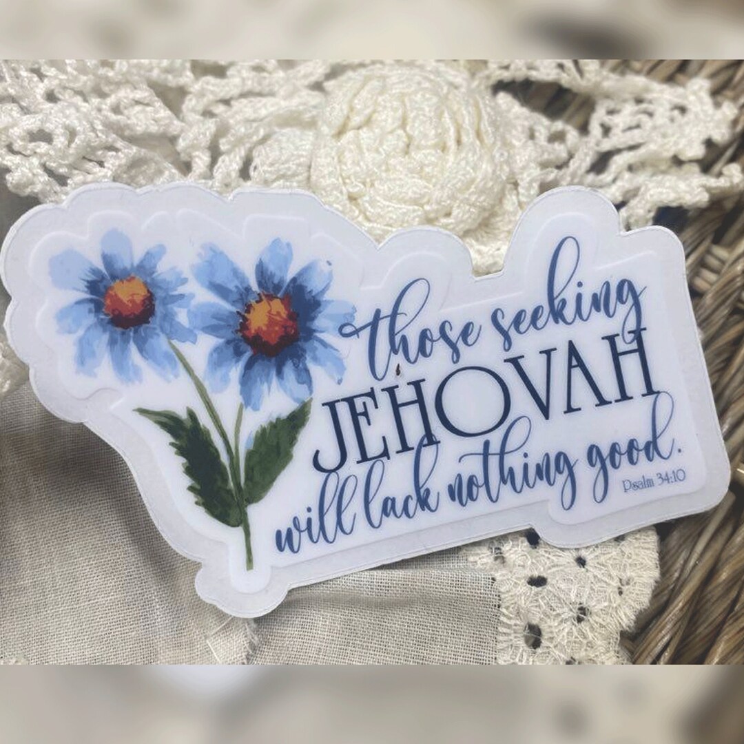 JW Sticker, Jw Gifts, Waterproof Die Cut Sticker, Jw Year Text