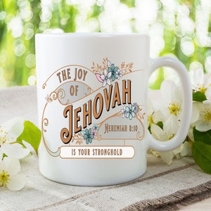 JW Gifts, JW Mugs, JW Baptism Gift, Personalized Coffee Mug, Coffee Cup, Sublimation Mug, Pioneer Gifts Jw Jw Ministry