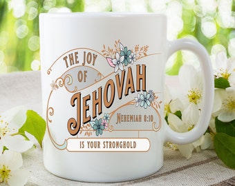 JW Gifts, JW Mugs, JW Baptism Gift, Personalized Coffee Mug, Coffee Cup, Sublimation Mug, Pioneer Gifts Jw Jw Ministry