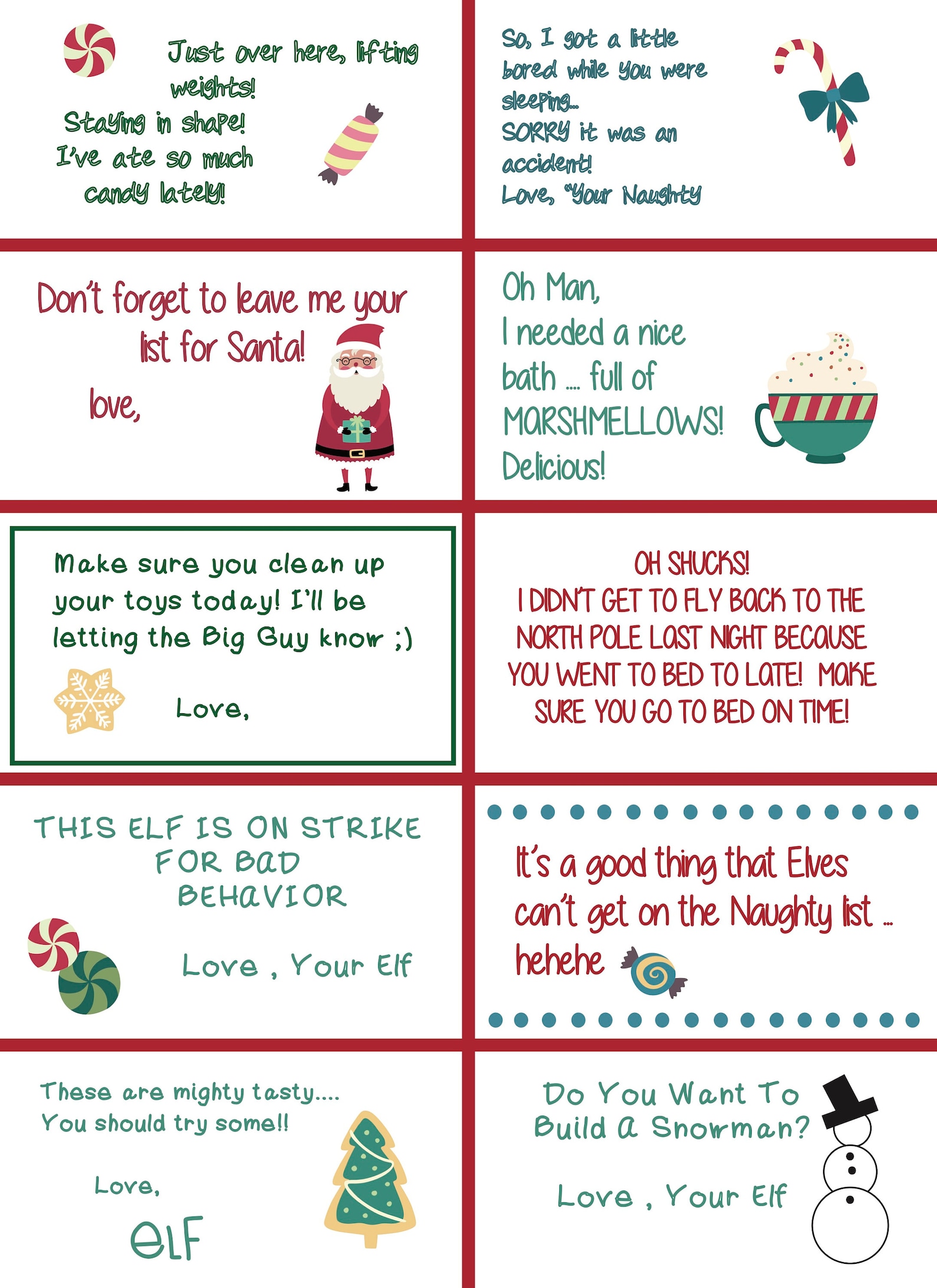 elf-shelf-printable-notes-includes-welcome-goodbye-etsy