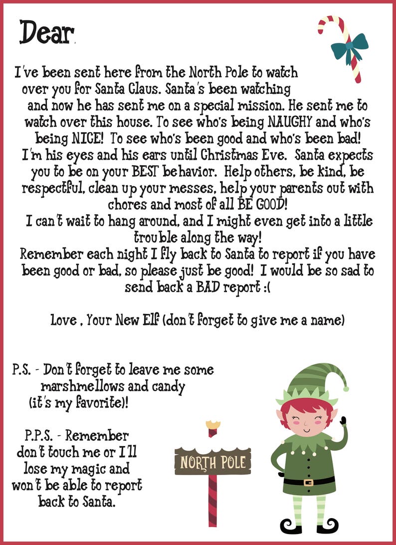 Elf Shelf Printable Notes Includes Welcome Goodbye Etsy Elf Shelf Printable Notes Includes Welcome Goodbye Etsy