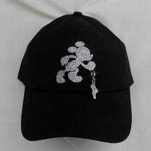 Run Disney Mickey Running Hat Cap It Comes With A Removable Running Shoe Charm Or Choose A Charm From The 2nd Pic. image 1