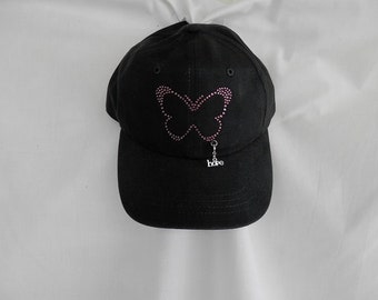 Purple Butterfly Hat Etsy - purplebucket hat name roblox