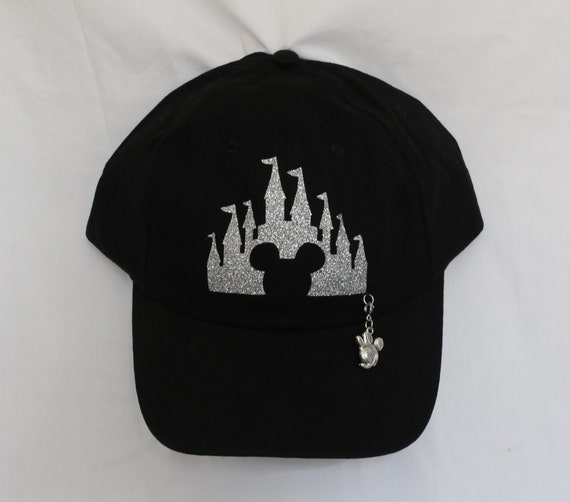 Disney Mickey Castle Womens Baseball Glitter Hat / Cap. It  display picture 3