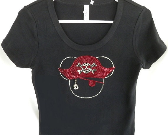 Mickey Mouse inspired Rhinestone Pirate TANK SHIRT Disney Cruise Pirate night