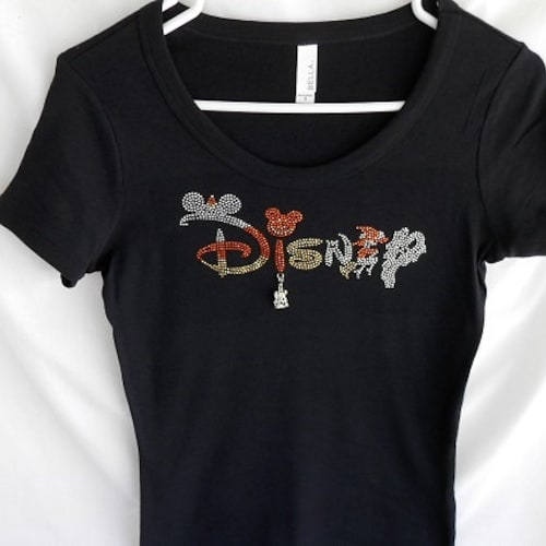 Love Baseball Womens Rhinestone Tshirt It Comes With A Etsy