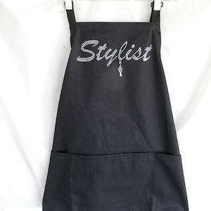 Stylist Rhinestone Apron It Comes With A Removable Scissor Charm Or You Can Choose A Charm From The 2nd Pic Hair Stylist Hair Dresser
