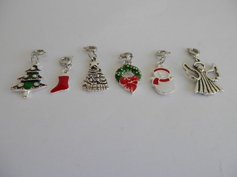Rhinestone Christmas Palm Tree T-Shirt with Charm image 2