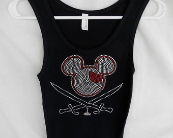 Disney Mickey Pirate With Swords It Comes With A Removable Cruise Ship Charm Or Choose A Charm From The 2nd Pic Pirate Night Disney Shirts