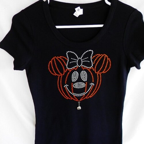 Love Baseball Womens Rhinestone Tshirt It Comes With A Etsy