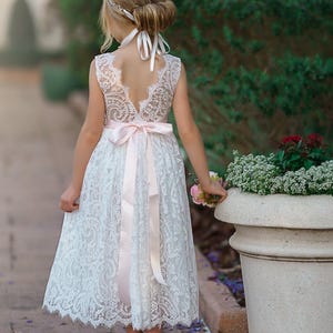 girls' cute ankle length dresses Young adult fashion Cute Dress for Girls Flower Girl Dress Pearls Tulle Dress for Wedding Kids Princess Communion Pageant Ankle Length Dresses with