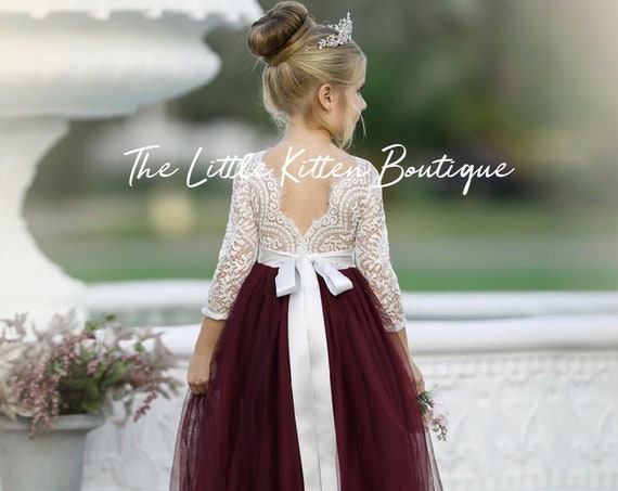 flower girl dresses with boots