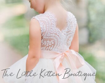 periwinkle flower girl dress