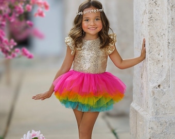 Girls Sequin Bodysuit, Girls Leotard, Kids Tutu, Bodysuit