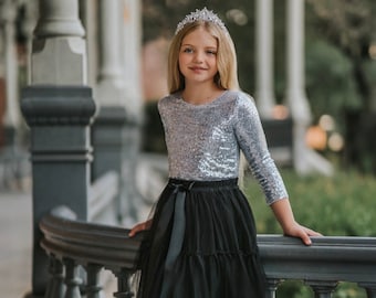 Body à paillettes pour filles, justaucorps pour filles, body pour bébé, costume d'halloween, justaucorps de danse, justaucorps de ballet pour enfants, tenue d'anniversaire pour filles, danse