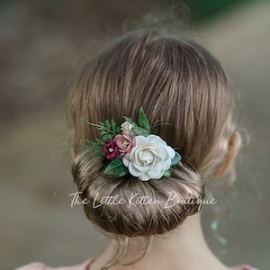Flower hair combs, flower wedding hair comb, rose wedding hair accessories, rose flower crown, wedding hair accessories, bridal hair piece