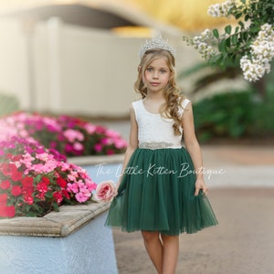 tulle flower girl dress, rustic lace flower girl dress, bohemian flower girl dress, boho flower girl dress, ivory flower girl dress, wedding
