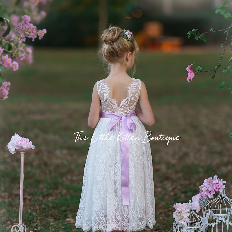 Boho Flower Dresses For Wedding  Flowers Pageant Dress Evening Gowns