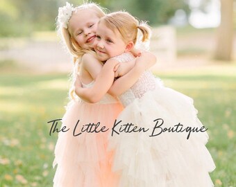 periwinkle flower girl dress