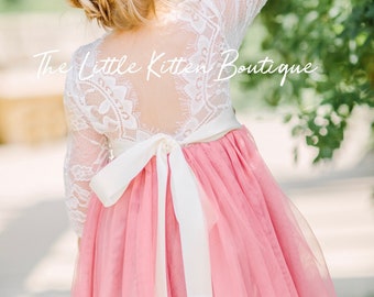 etsy boho flower girl dress