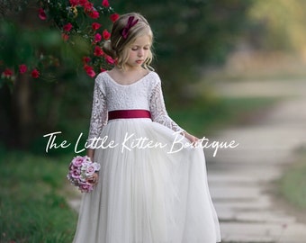 etsy boho flower girl dress
