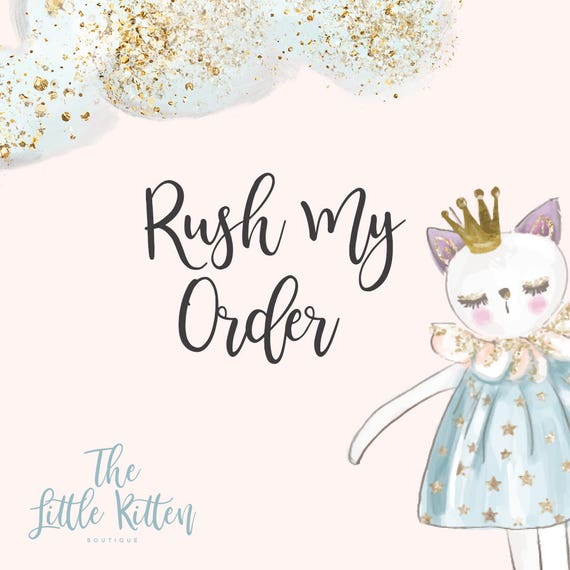 RUSH MY ORDER - Upon Approval - Please read description. Seller must be contacted prior to purchase.