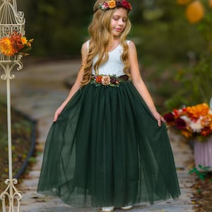 olive green dresses for girls Georgina Girls Dress - Olive Green