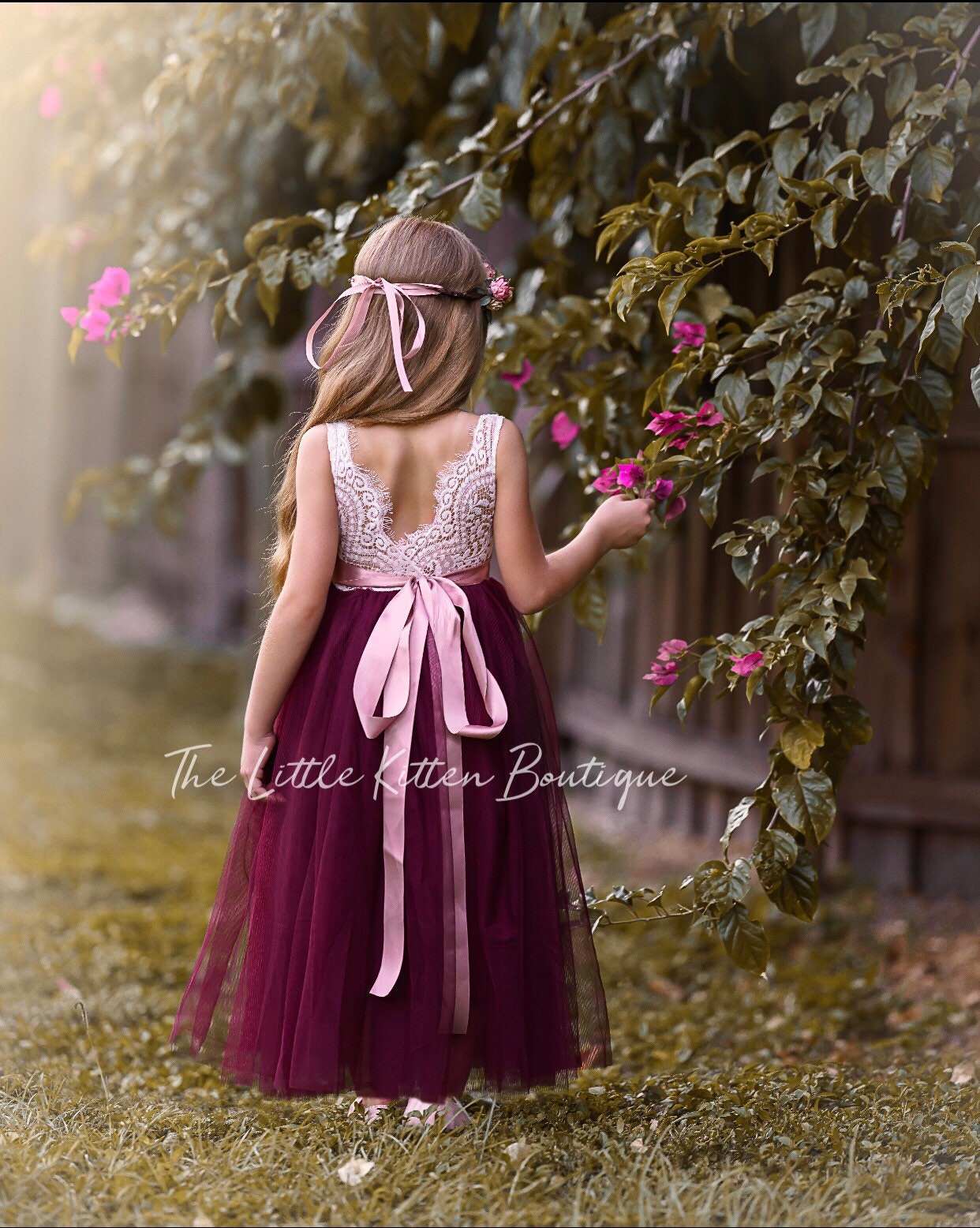 tulle flower girl dress rustic lace flower girl dresses boho