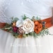Flower Sash, Wedding Sash, Custom Sash, Sash's, Sashes for Dresses ...