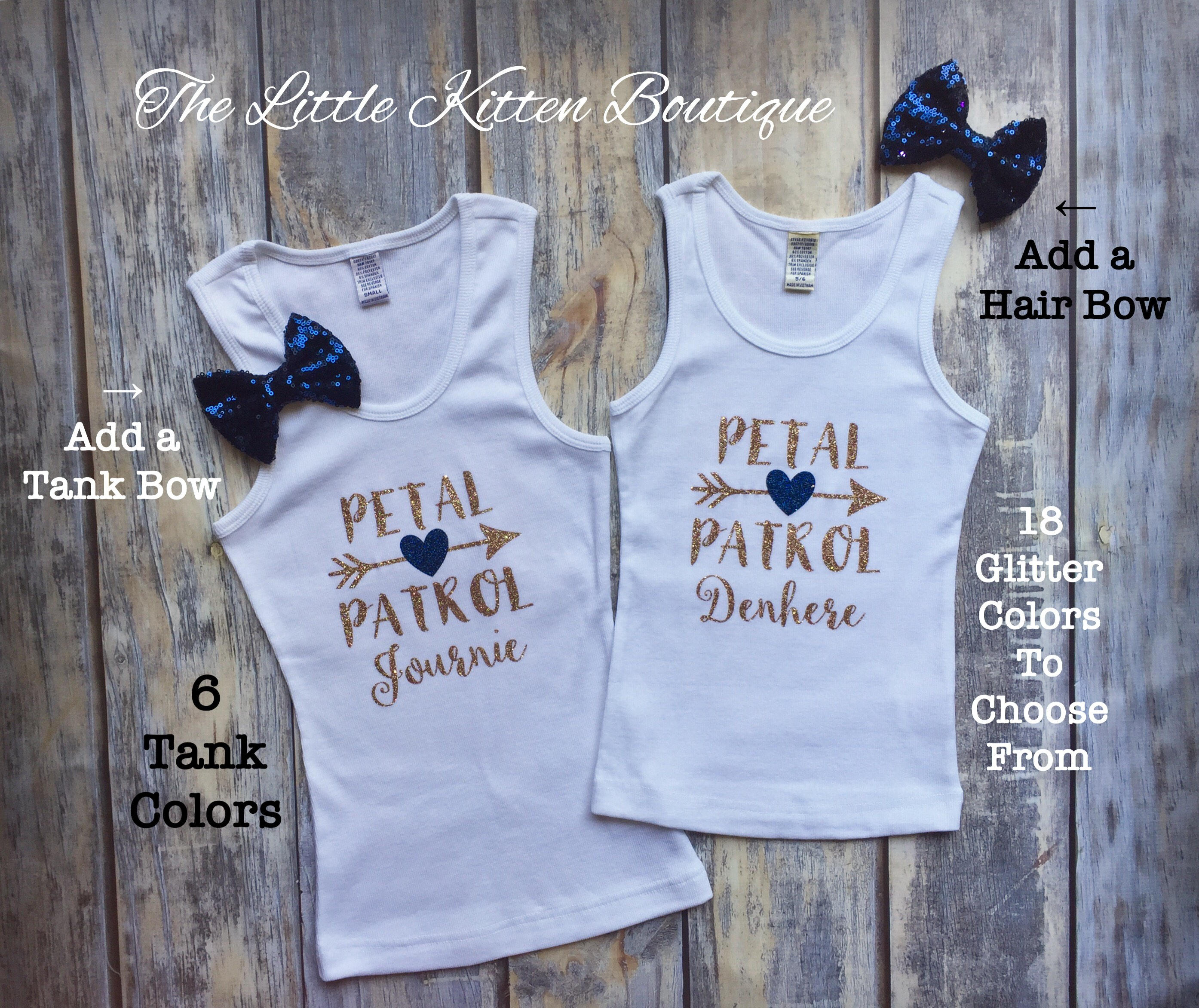 Flower Girl Shirt, Flower Girl Dress, Petal Patrol Shirts, Bridal Party