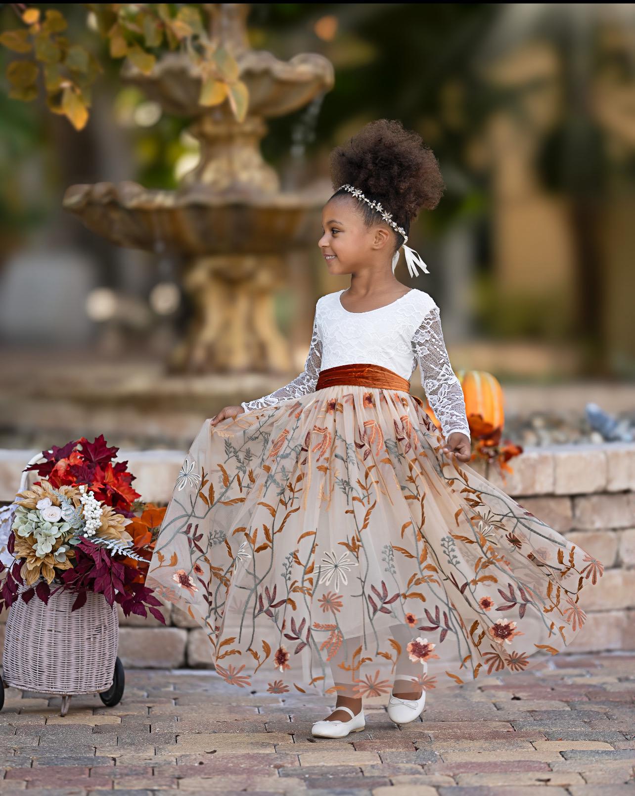 slim fit dress slacks Layered Flower Girl Dresses A Line Puffy Pricess Dress Tulle Gown Kids Holiday Dresses Champagne / 10 main image 0