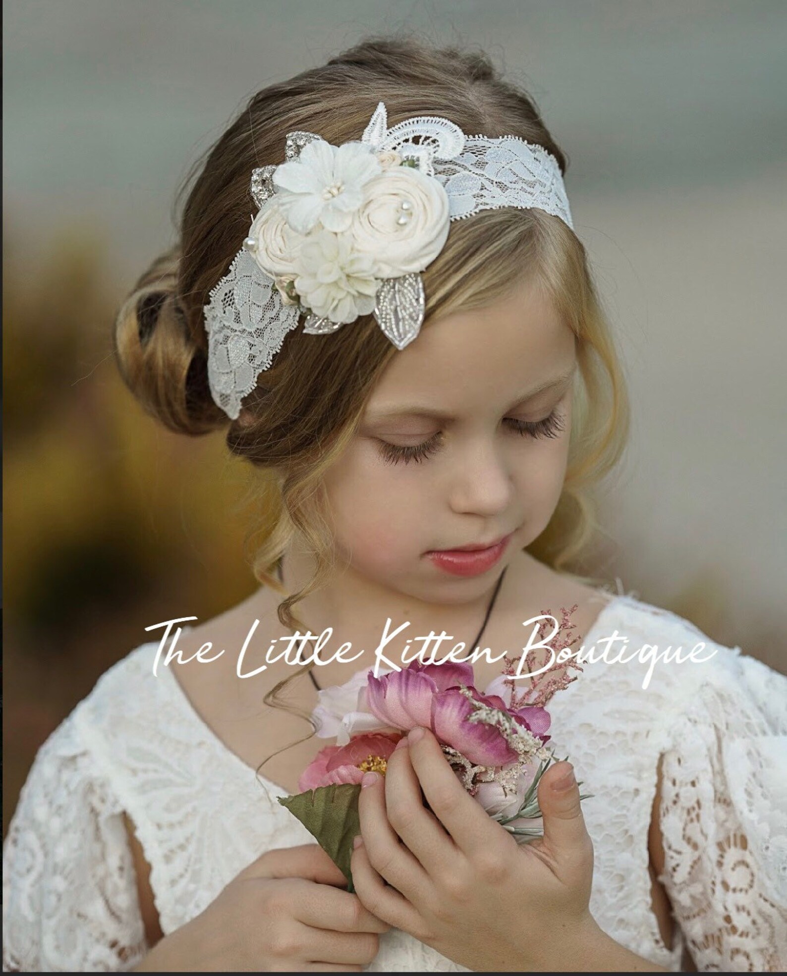 Flower Girl Dress Tulle Flower Girl Dress Lace Flower Girl Etsy