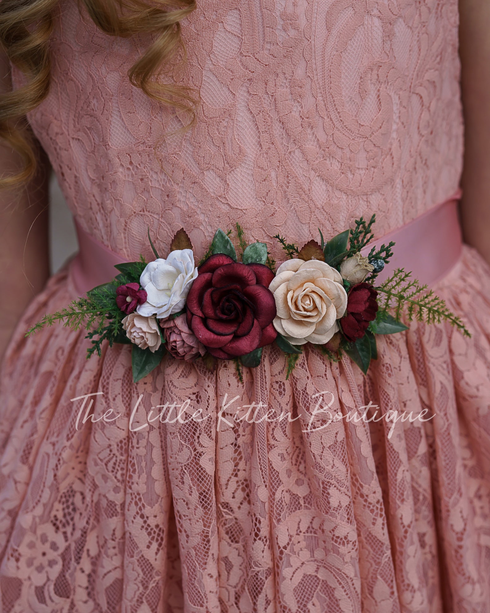 Flower Sash Wedding Sash Custom Sash Sash's Sashes for Etsy