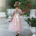 tulle flower girl dress, rustic lace flower girl dresses, bohemian flower girl dresses, boho flower girl dress, ivory flower girl dress 