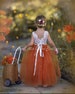 Burnt Orange Flower Girl Dress, Rust Flower Girl Dress, lace flower girl dress, Rustic flower girl dress, Boho Flower Girl Dress, Fall Dress 