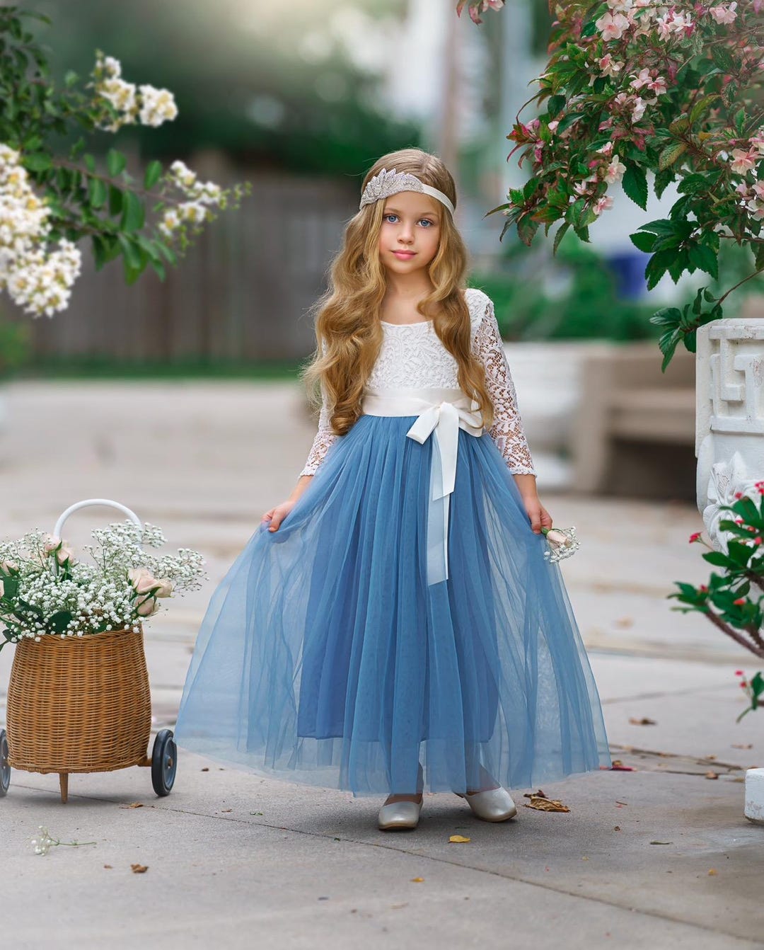 ワンピース AMAIL Frower bon tulle dress AMAIL（アマイル）の「Frower bon tulle dress（ドレス）」 - WEAR