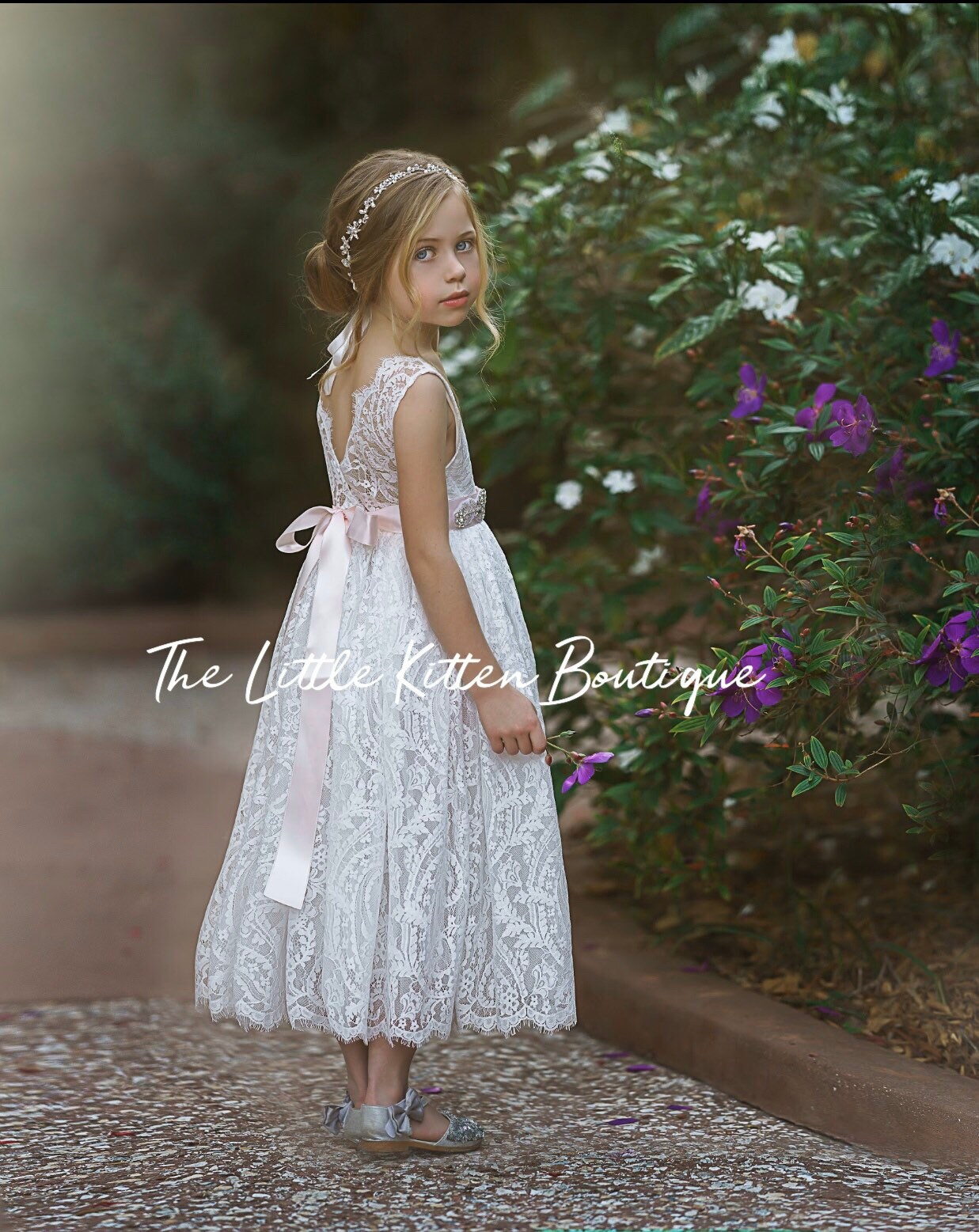 flower girl dress, Lace Flower Girl Dress, flower girl dresses, boho ...