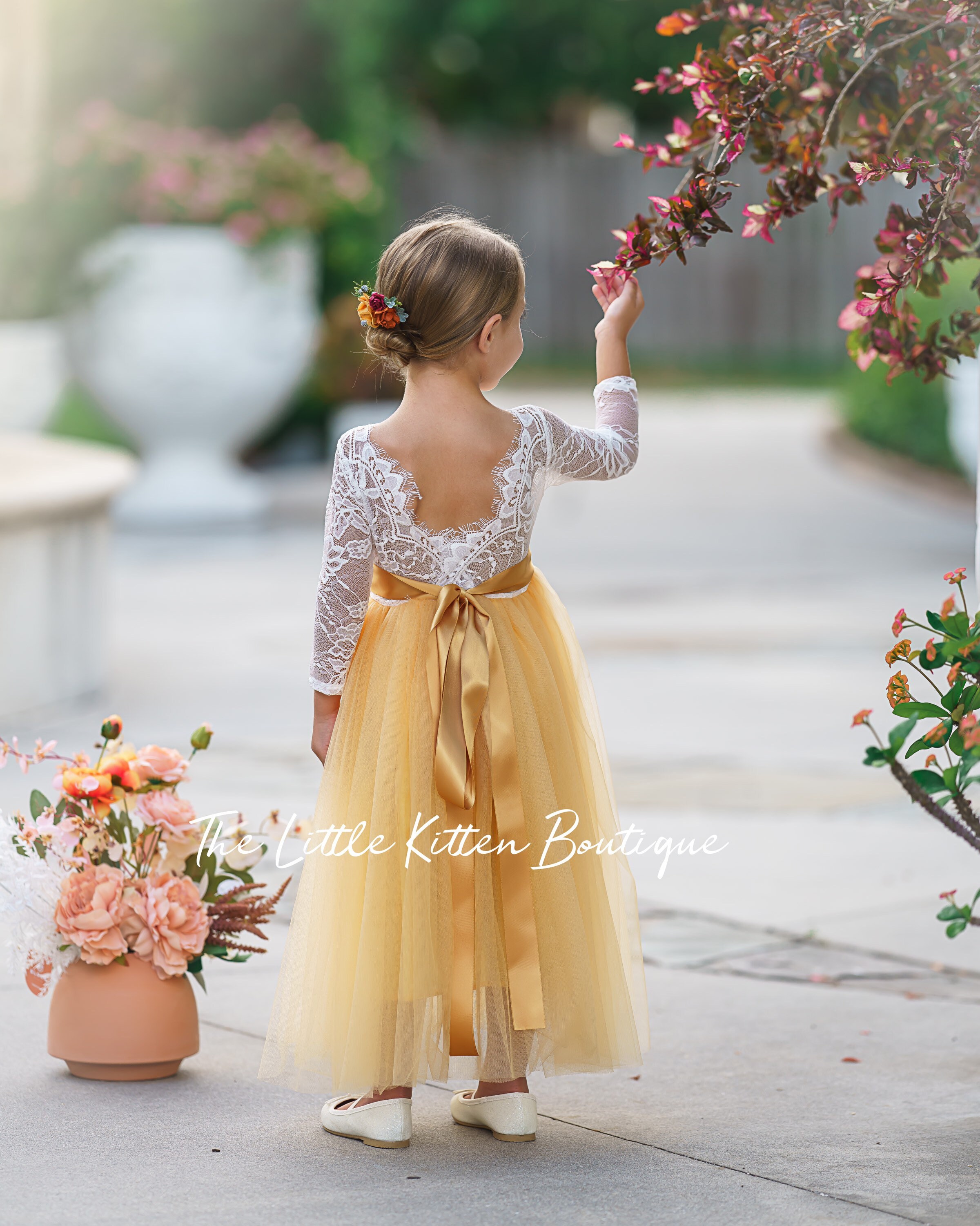 Burnt Orange Tulle Flower Girl Dress Rust Flower Girl Dress - Etsy Singapore