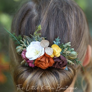 Flower hair combs, flower wedding hair comb, rose wedding hair accessories, rose flower crown, wedding hair accessories, bridal hair piece