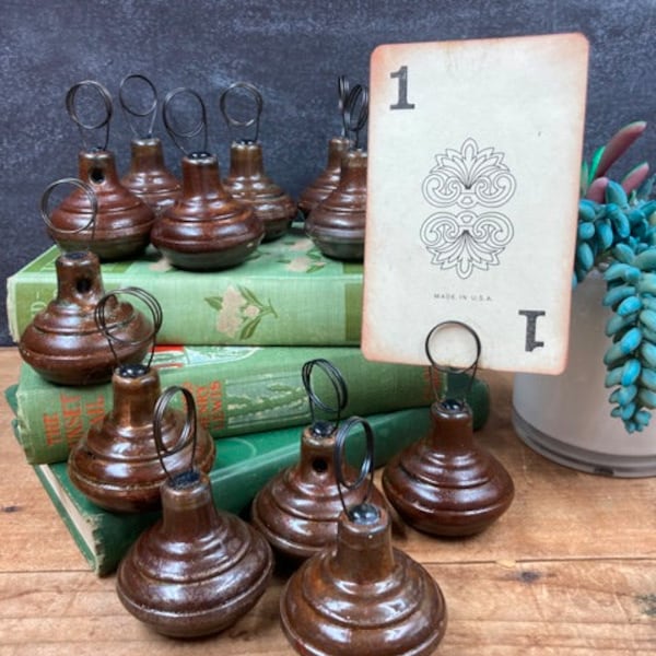 Rustic Table Number Holders Door Knobs Great Vintage Style Wedding Or Café Number Holders Photo Holder Sold Individually