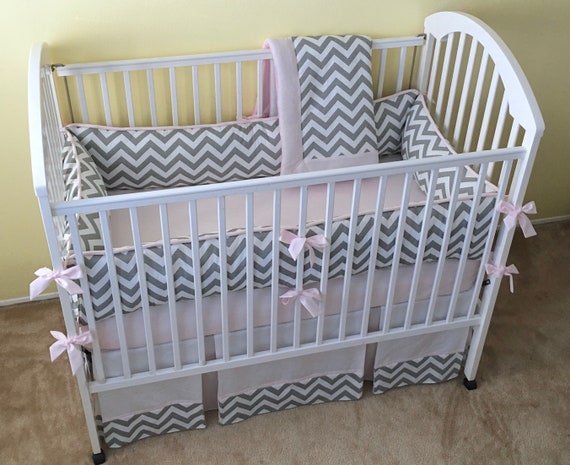 chevron crib bumper