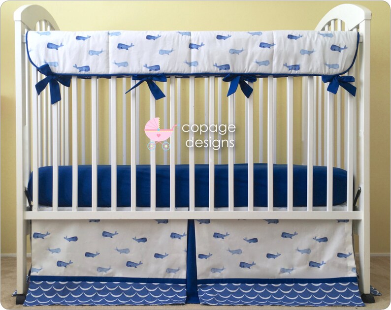royal blue crib bedding set