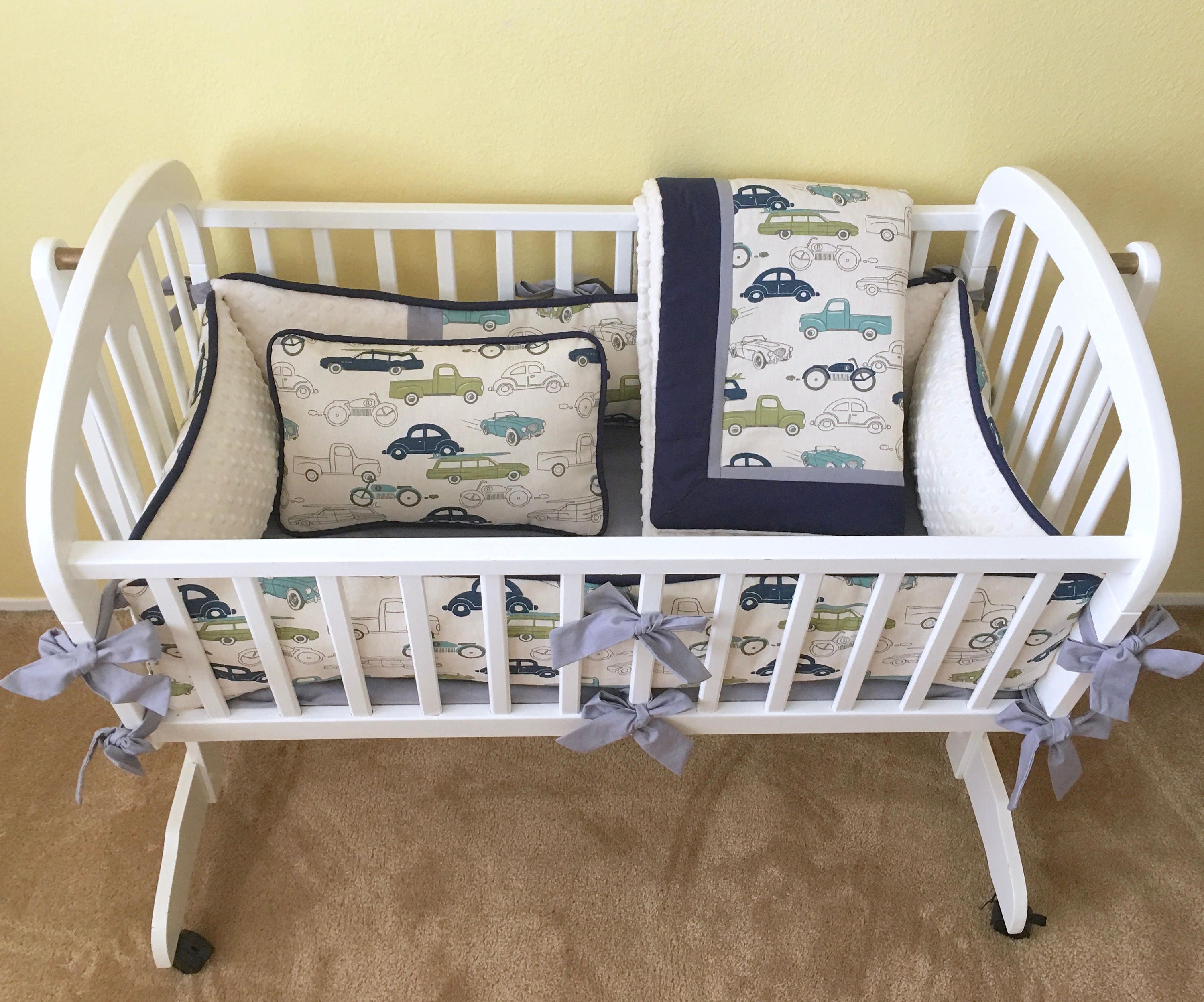 Felix Retro Rides Baby Boy CRADLE BEDDING SET Includes Etsy