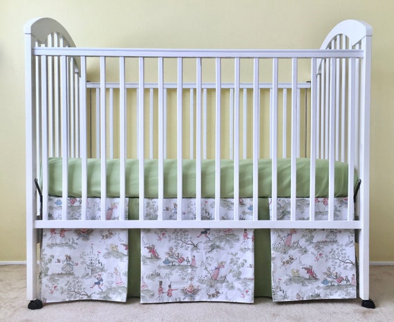 box pleat crib skirt