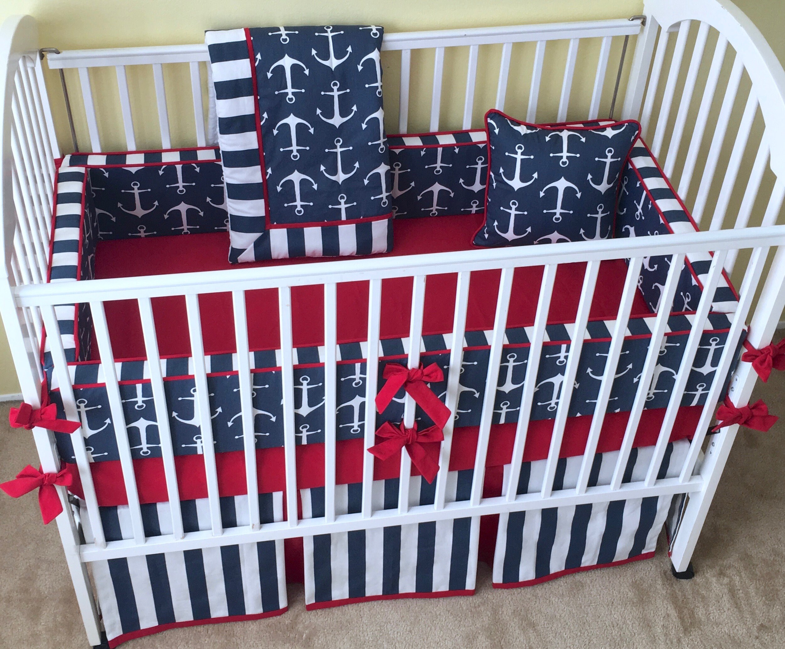 nautical theme crib bedding